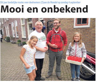 Dit jaar landelijke routes voor [Z]aan de Wandelaars